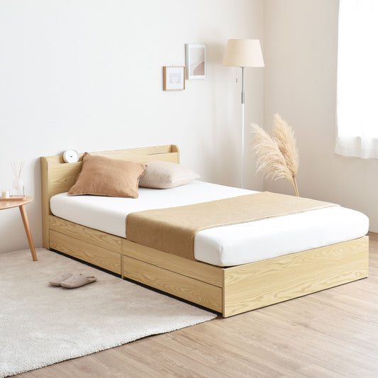 収納付きベッドフレームLattor(ラットル)【マットレス選択可能】