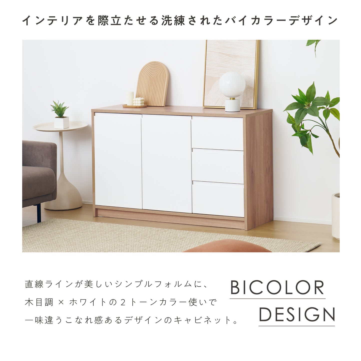 キャビネット Noico-CB120(ノイコ)【横幅120cm】