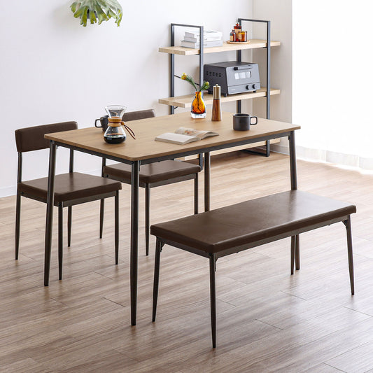 ダイニングセットPevoi(ペヴォイ)幅110cm【4点セット】