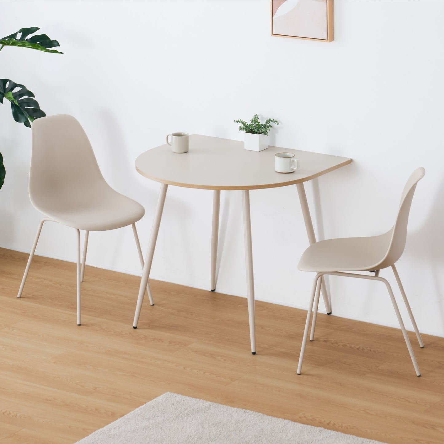 ダイニングセットPulico(プリコ)【円形テーブル × チェア 3点セット】
