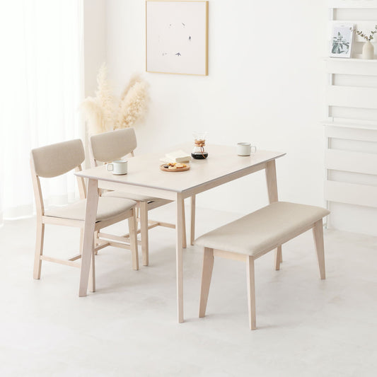 ダイニングセット Mesa-H (メサ-Hタイプ) 幅120cm 【4点セット】