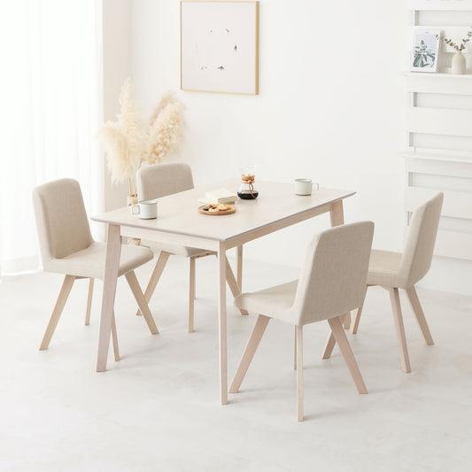 ダイニングセット Mesa-A (メサ-Aタイプ) 幅120cm 【5点セット】