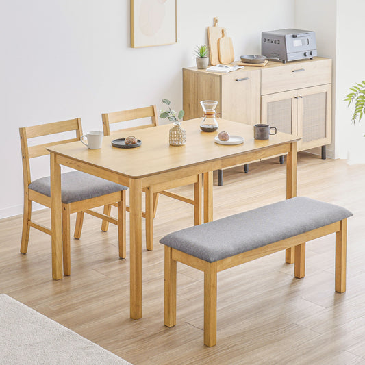 ダイニングセットSereno(セレノ)幅120cm【4点セット】