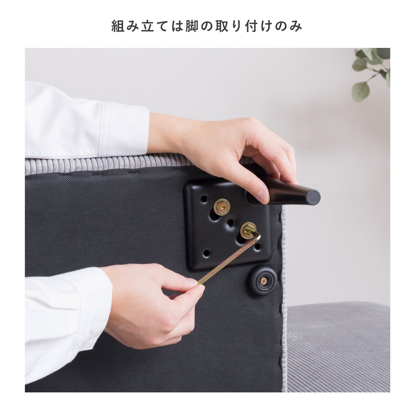 オットマン付き2人掛けソファSicmo(シクモ)