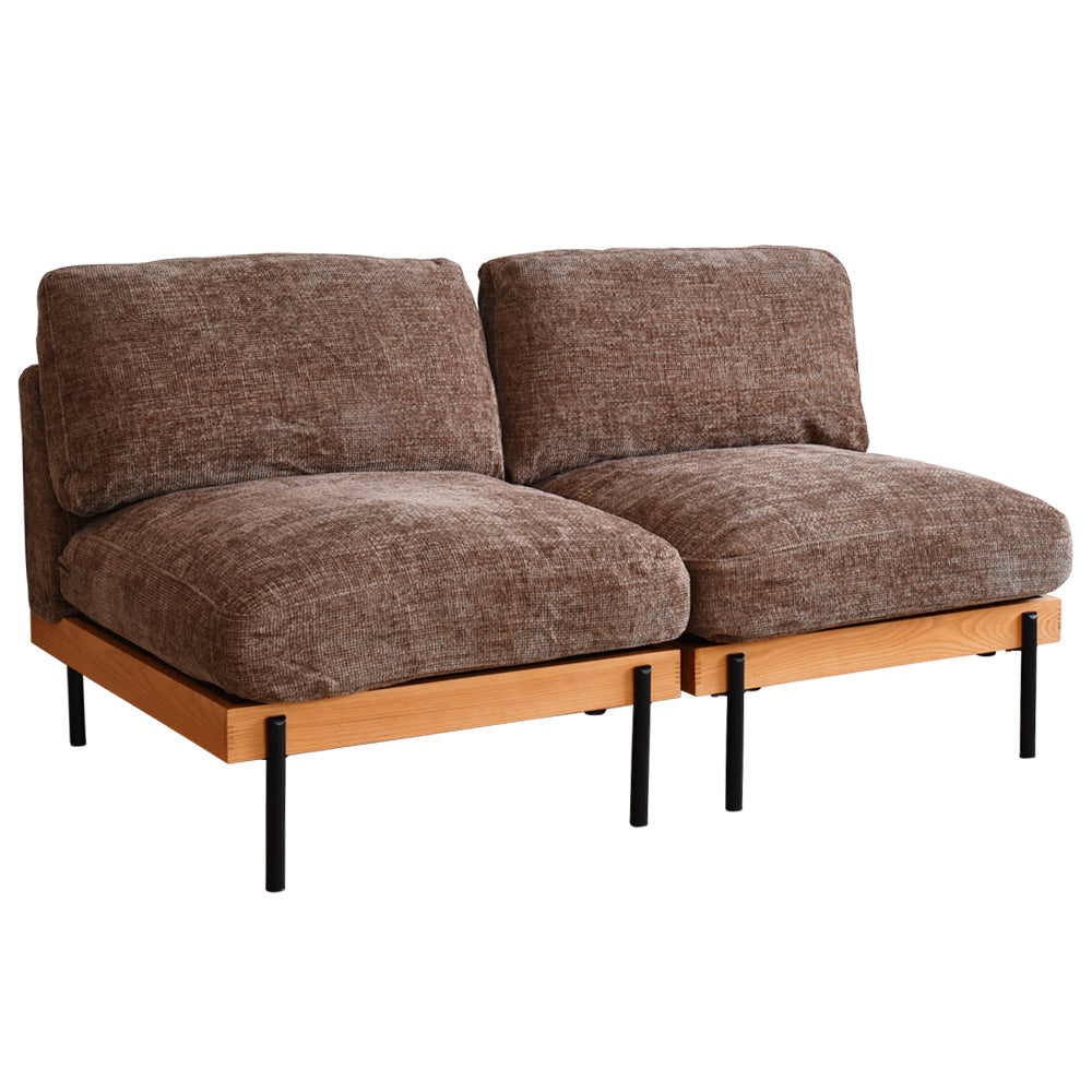 2人掛け アームレス ソファ Delos(デロス)