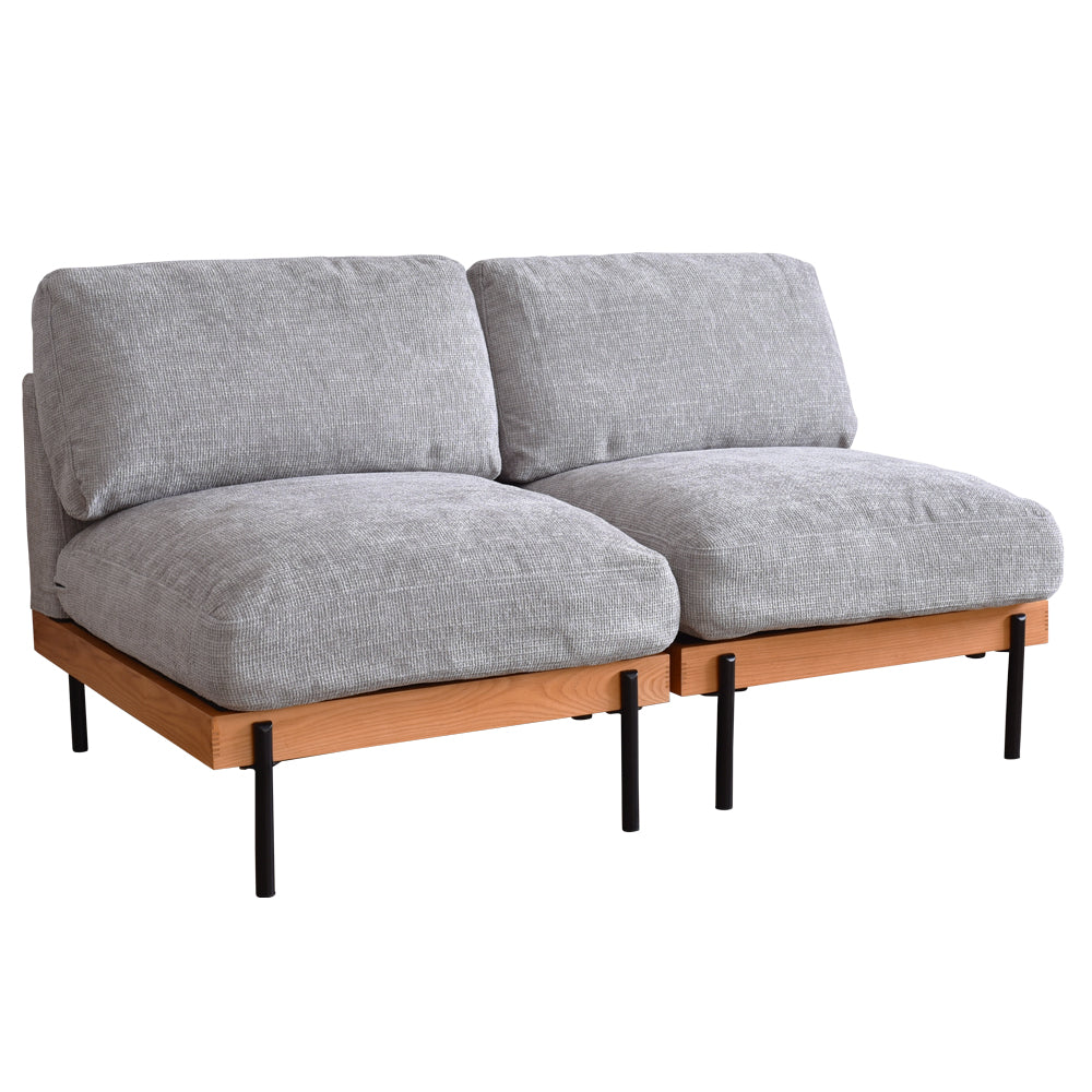 2人掛け アームレス ソファ Delos(デロス)