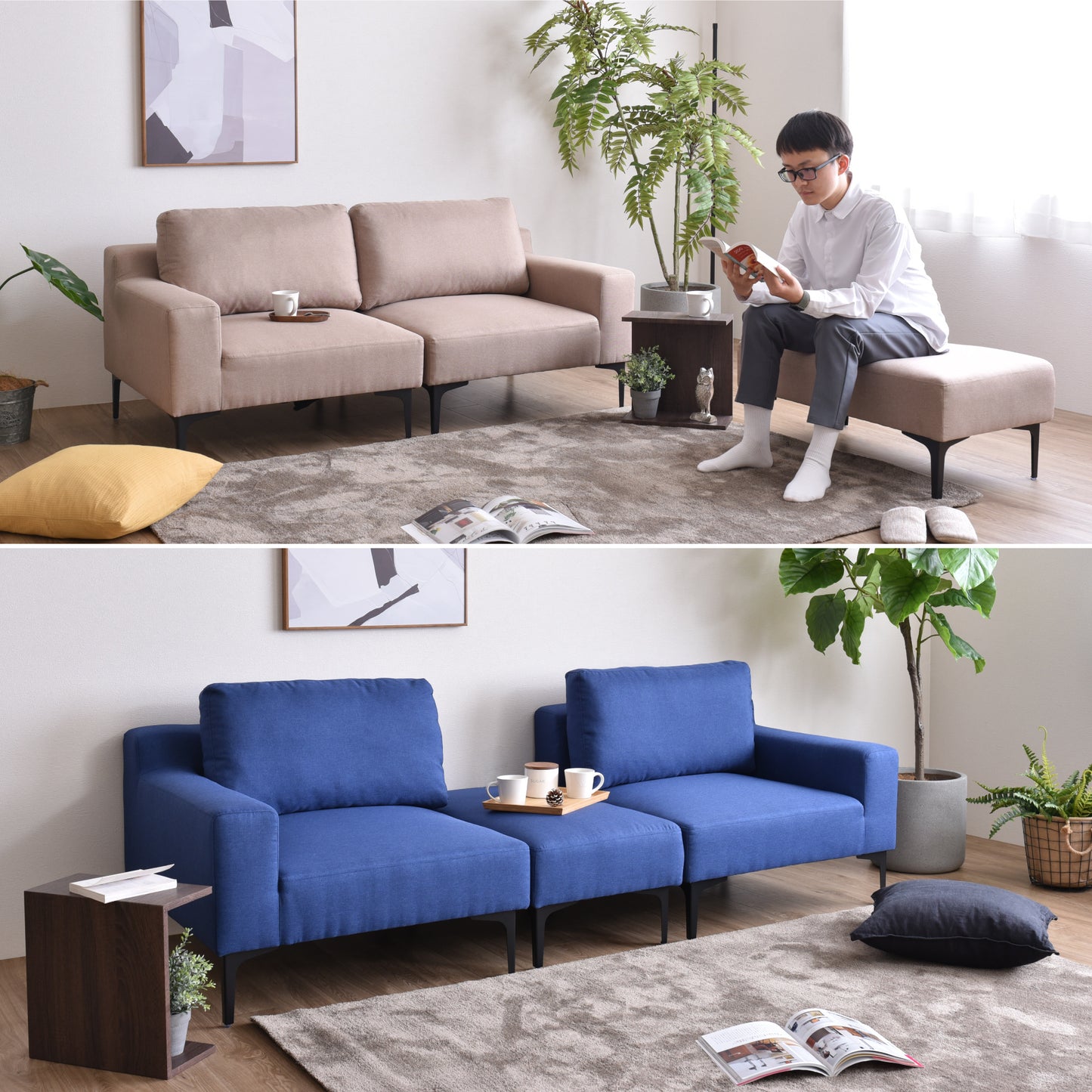 【レジにてさらに5%OFF】2人掛けソファFigo(フィゴ)