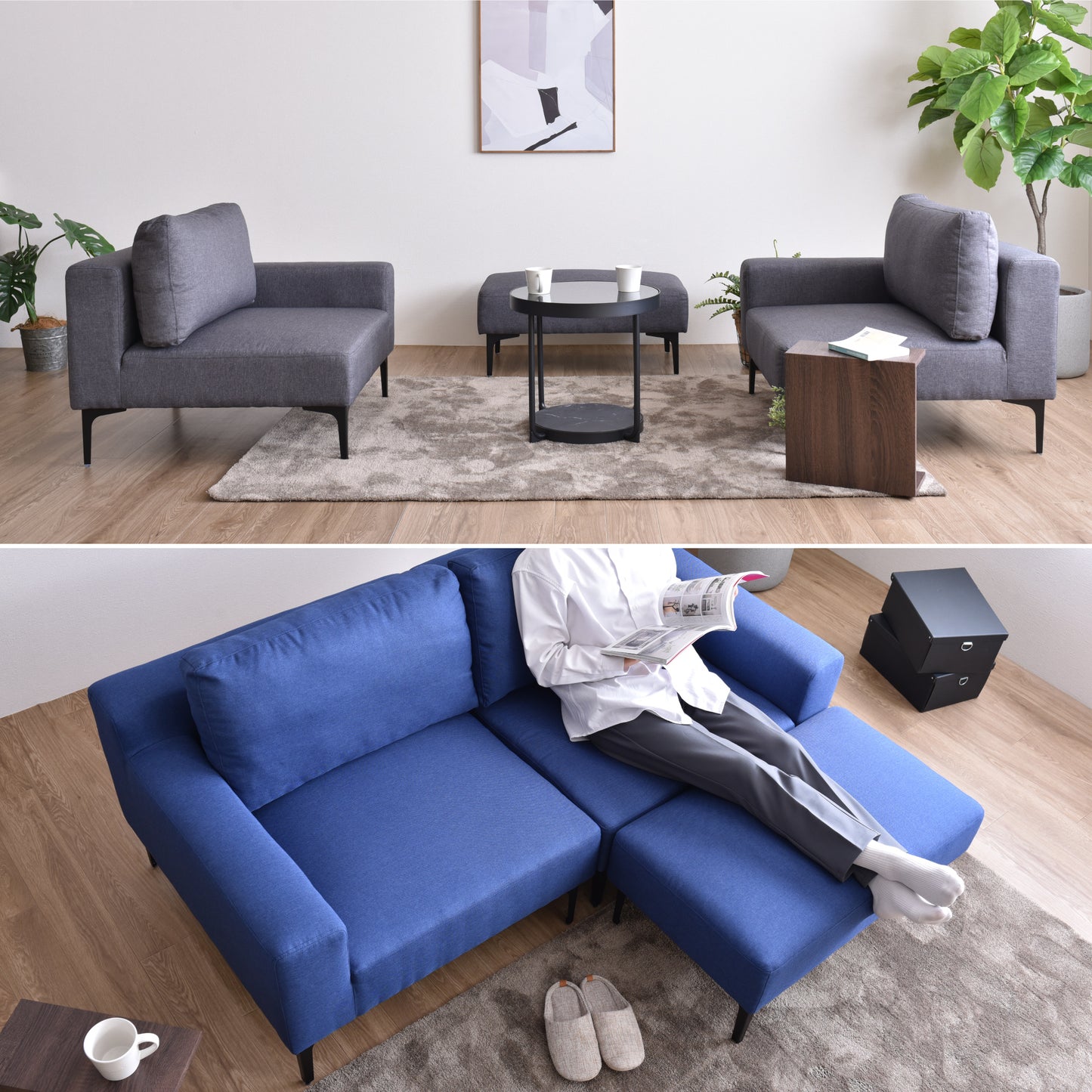 【レジにてさらに5%OFF】2人掛けソファFigo(フィゴ)