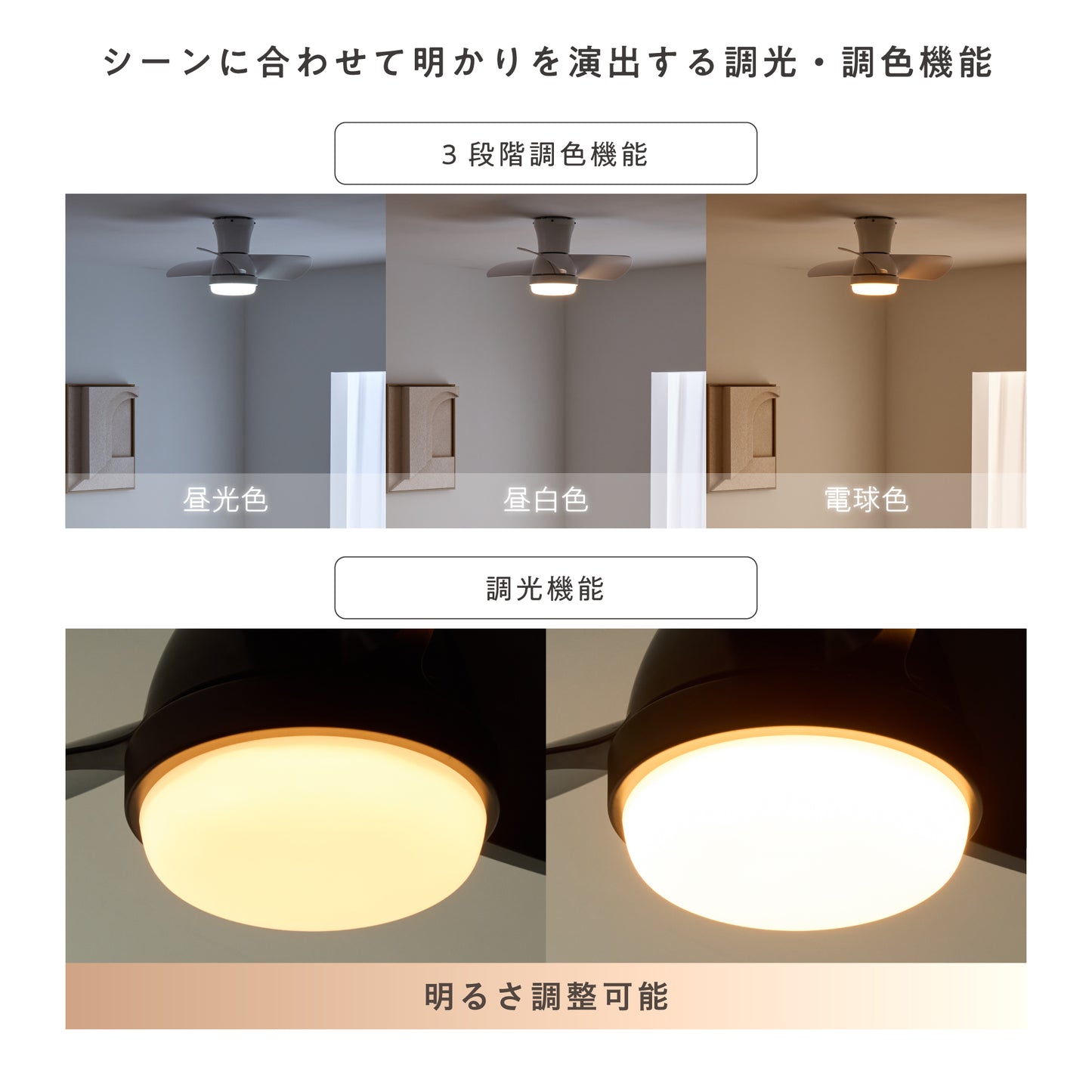 シーリングファンライト Aerion（エアリオン）