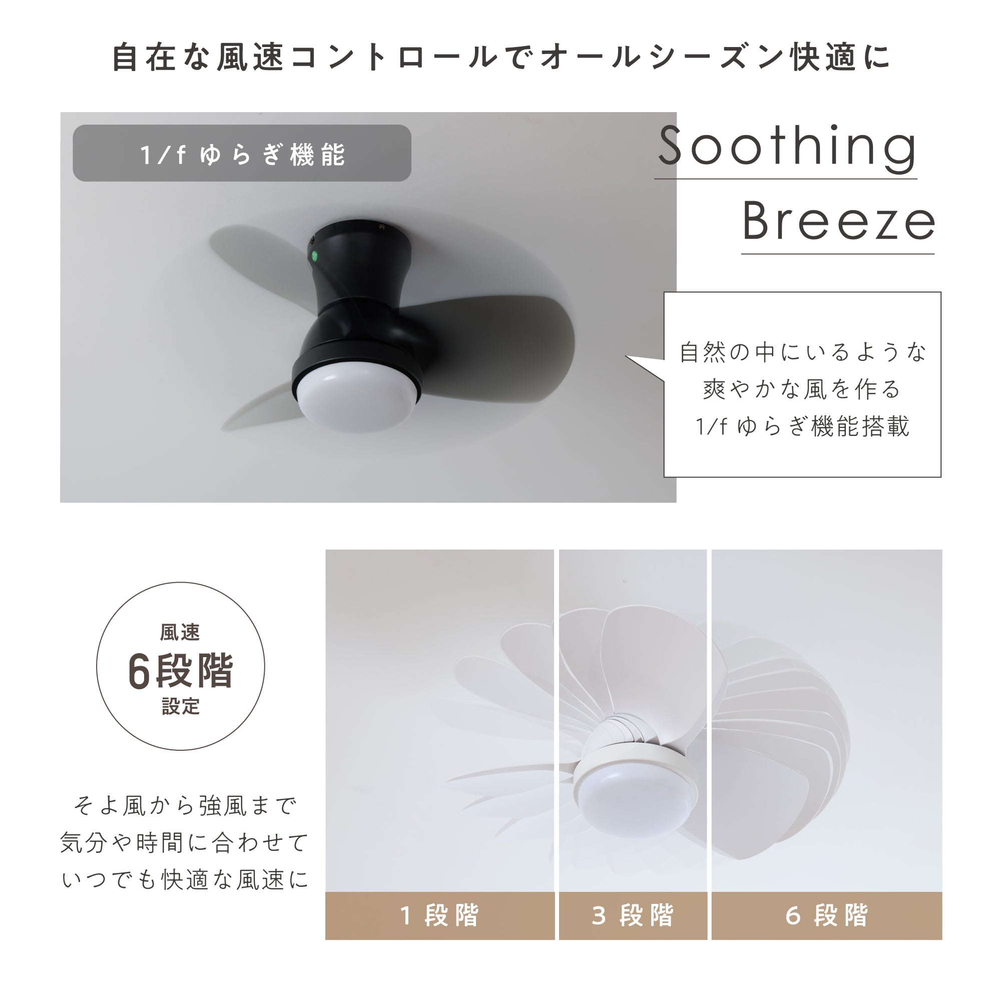 シーリングファンライト Aerion（エアリオン）