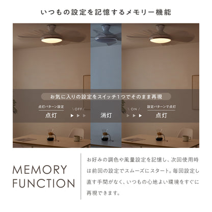 シーリングファンライト Ficolu （フィコル）