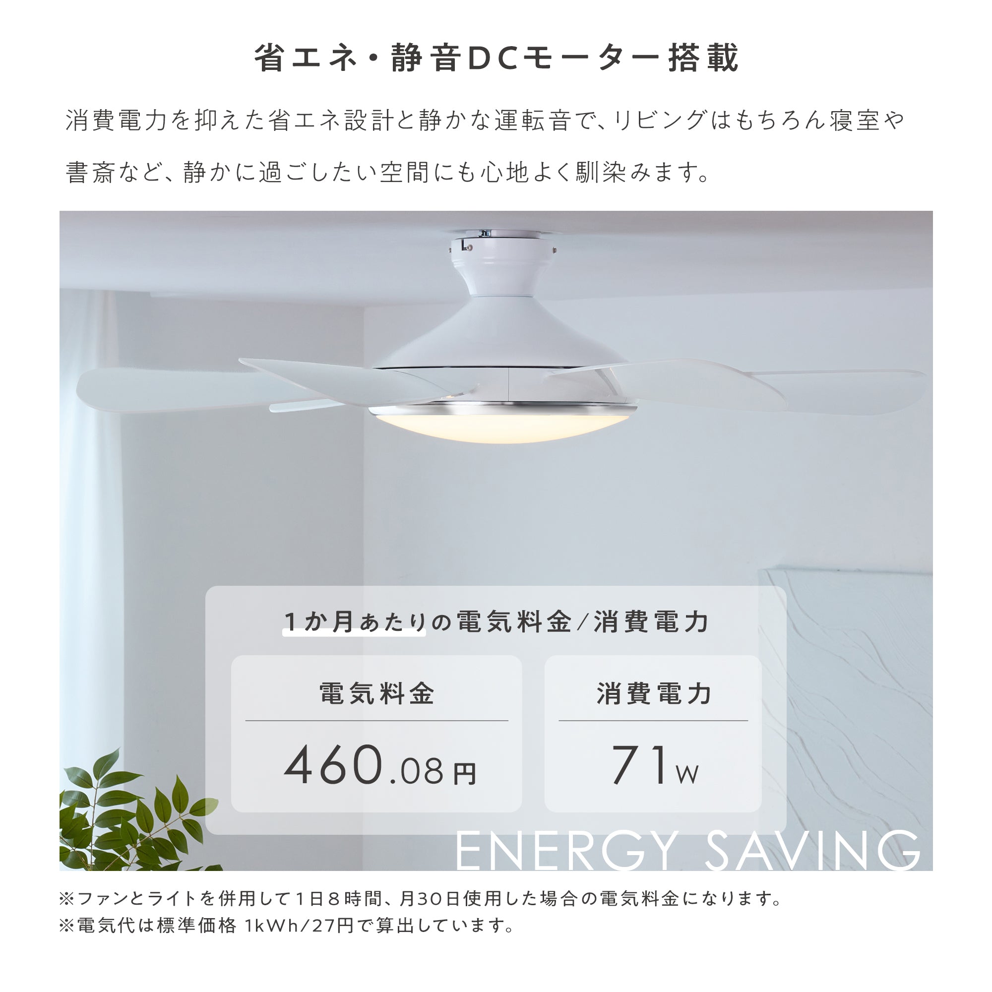 シーリングファンライト Ficolu （フィコル）