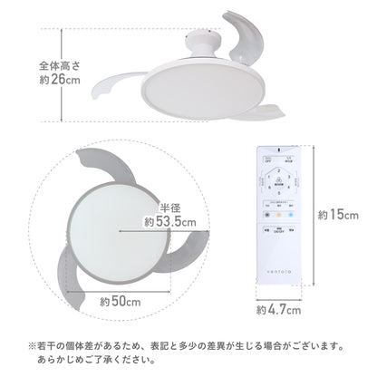シーリングファンライト Fiore（フィオレ）