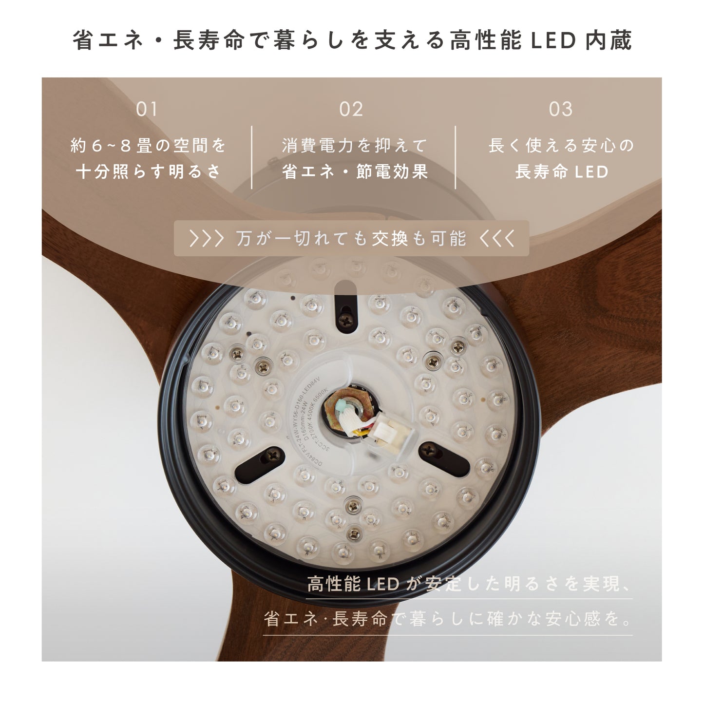 シーリングファンライト Flit（フリット）