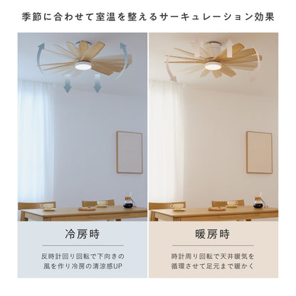 シーリングファンライト Flit（フリット）