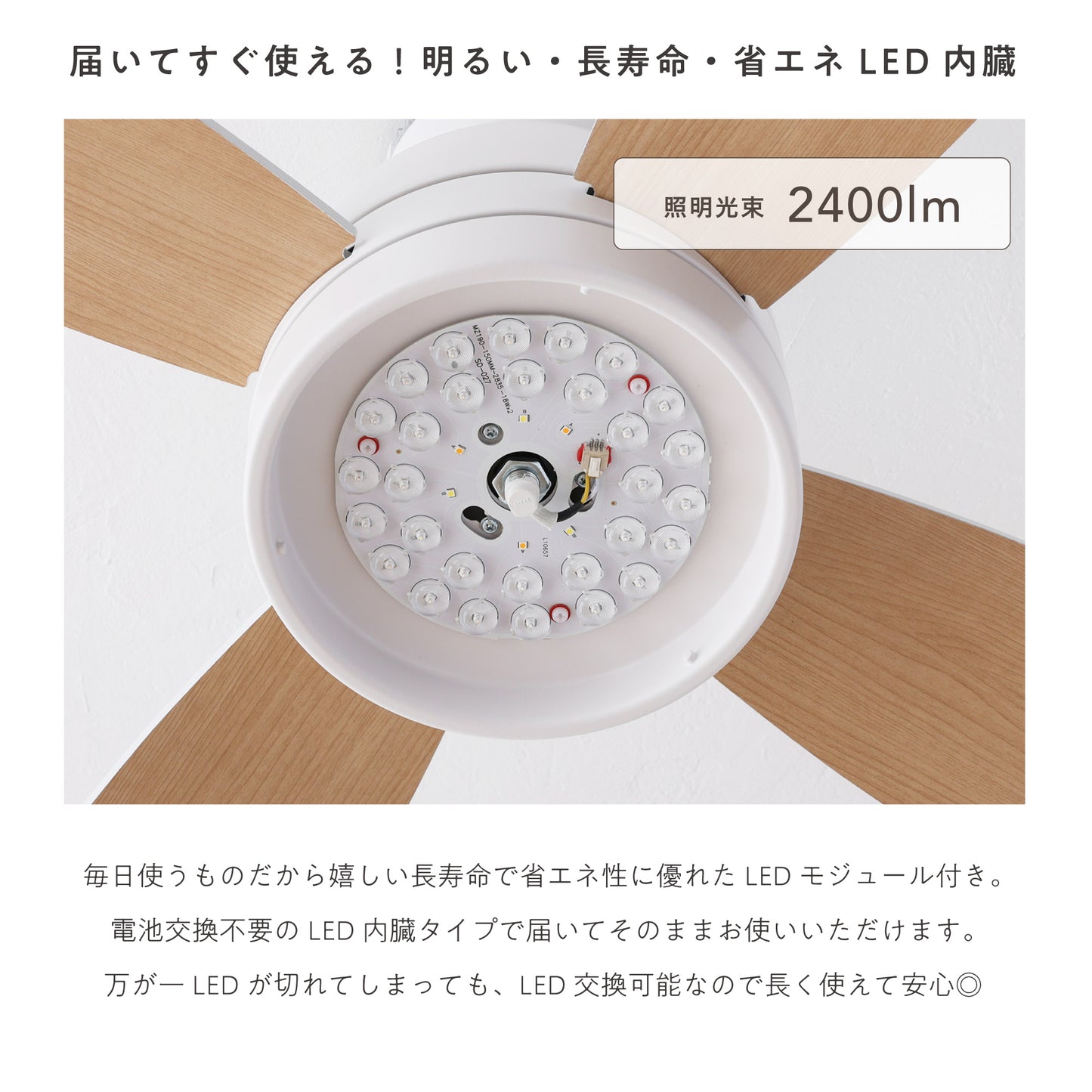 シーリングファンライトForte(フォルテ)