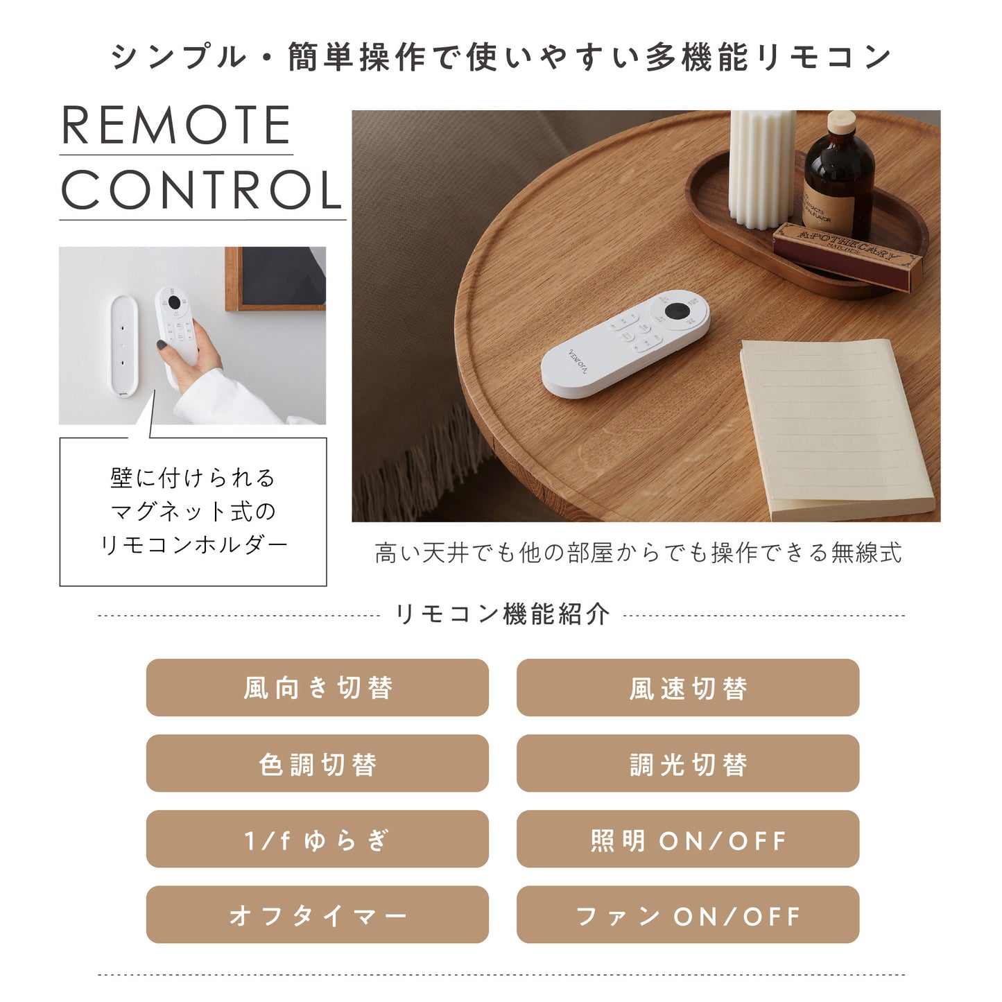シーリングファンライトForte(フォルテ)