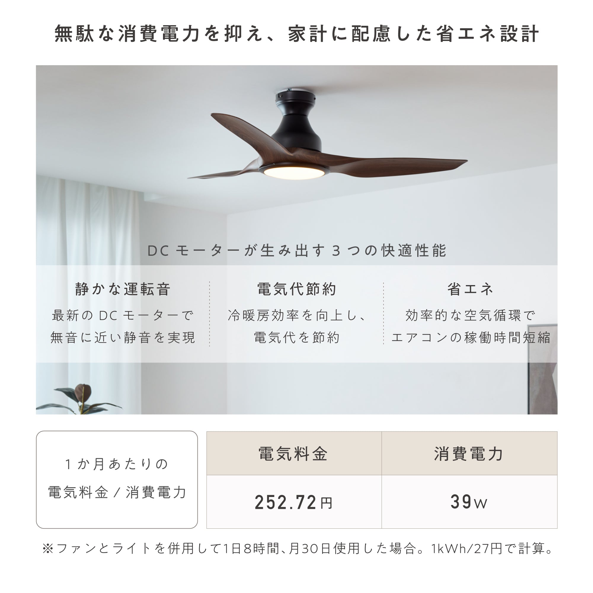 シーリングファンライト Frebi（フレビ）