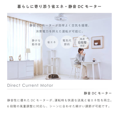シーリングファンライト Freria（フレリア）