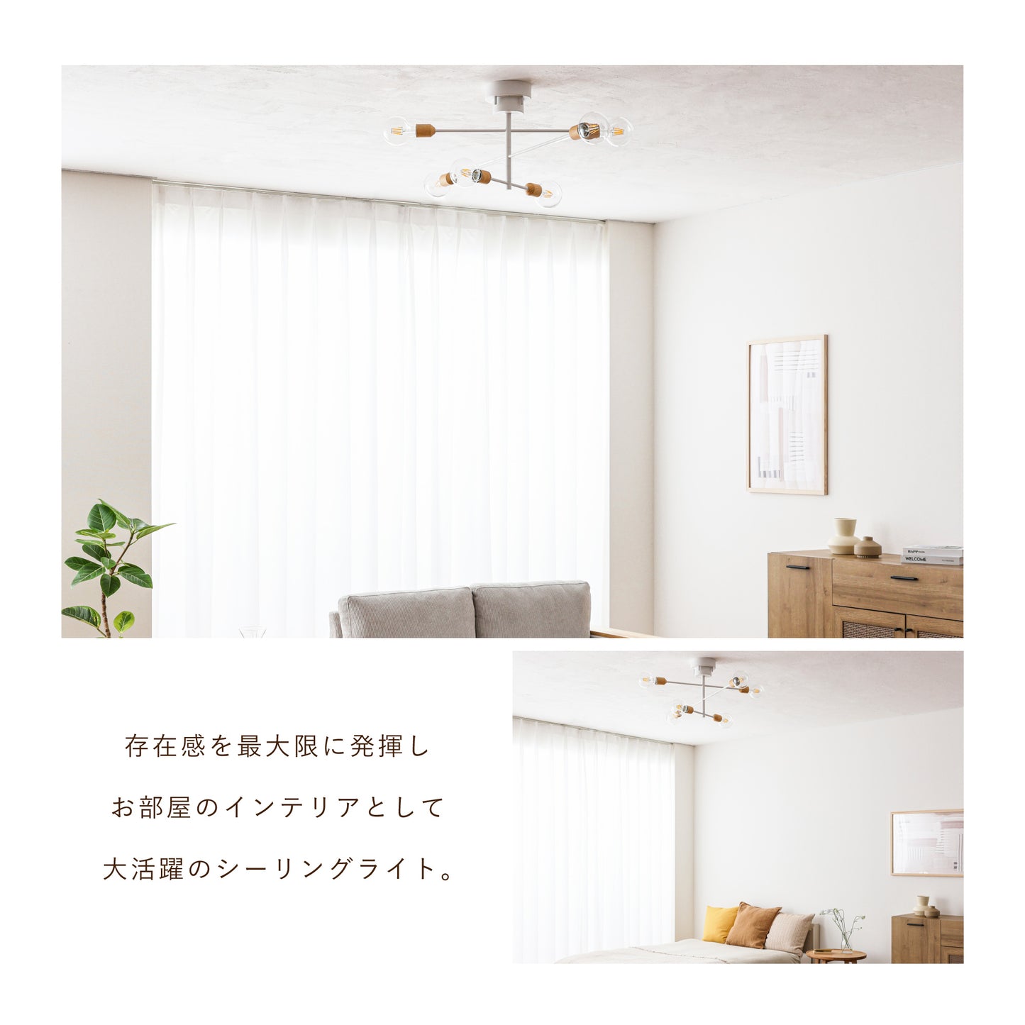 シーリングライト Firlo-6 (フィルロ-6)