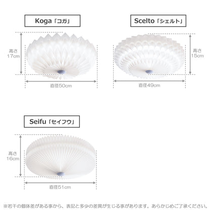 シーリングライトKoga・Seifu・Scelto