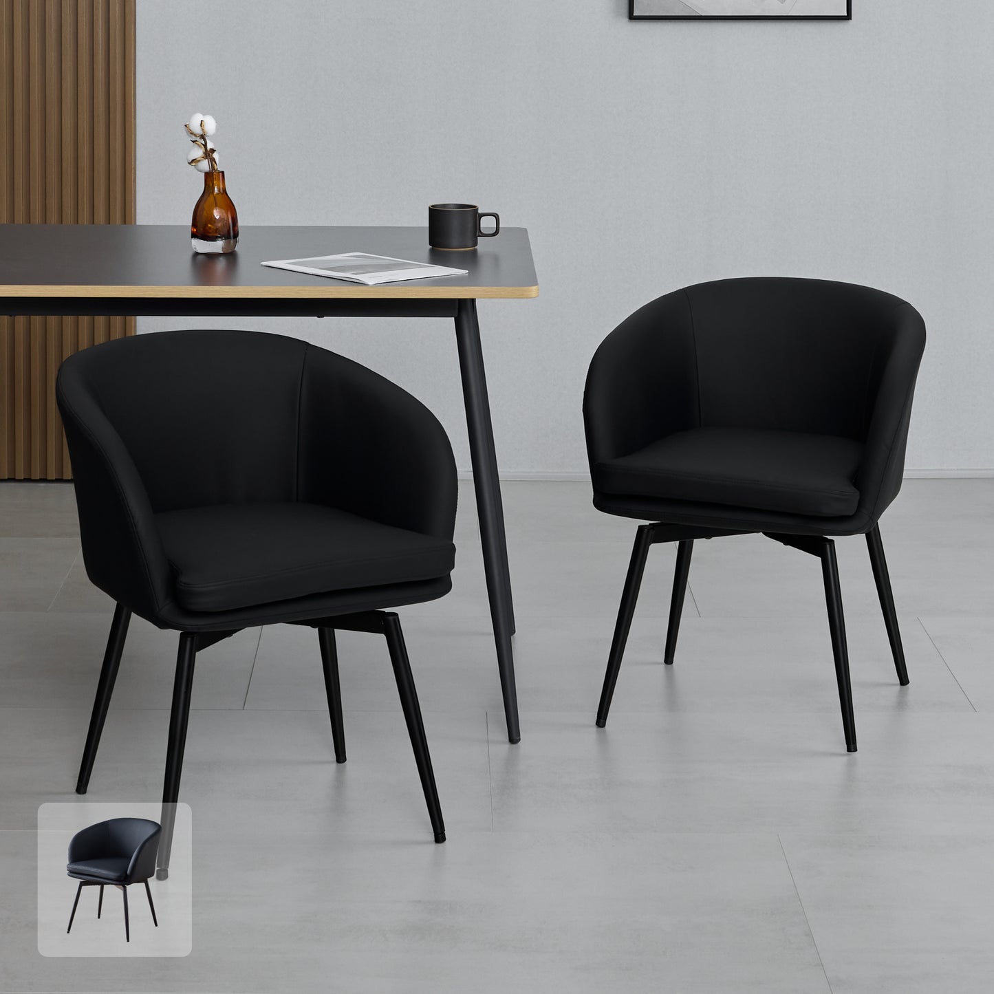 回転式ダイニングチェア Cemisia（セミシア）