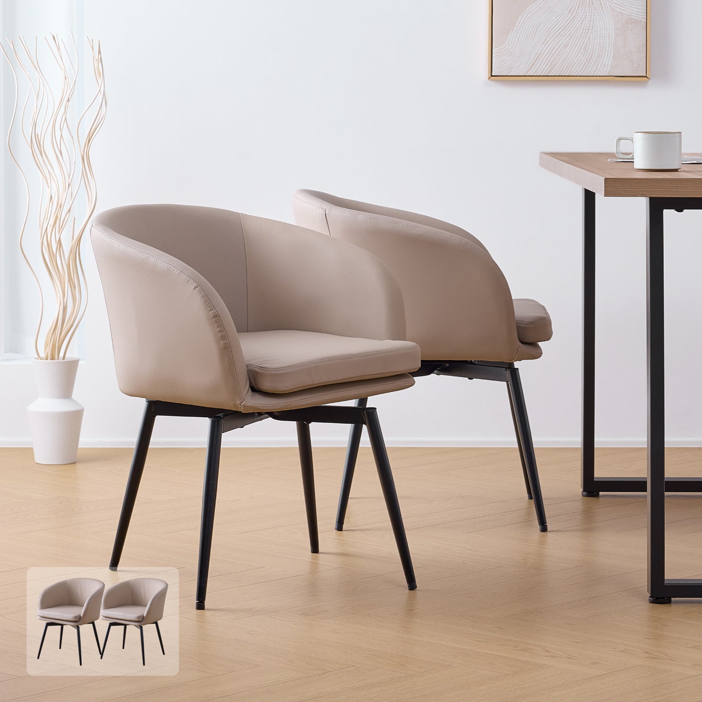 回転式ダイニングチェア Cemisia（セミシア）