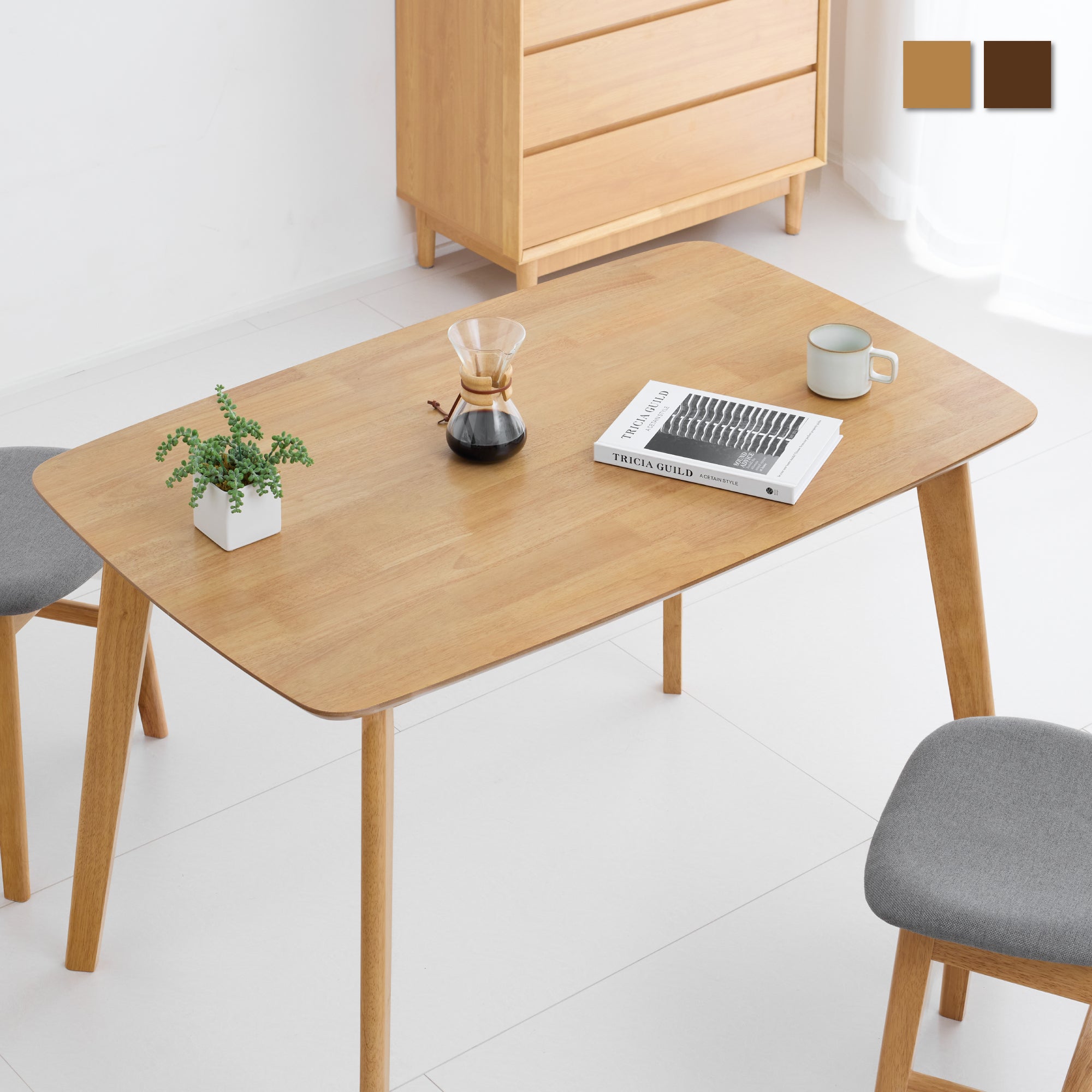 あす着] 幅120cm ダイニングテーブル 120×75cm テーブル単品 木製 天然