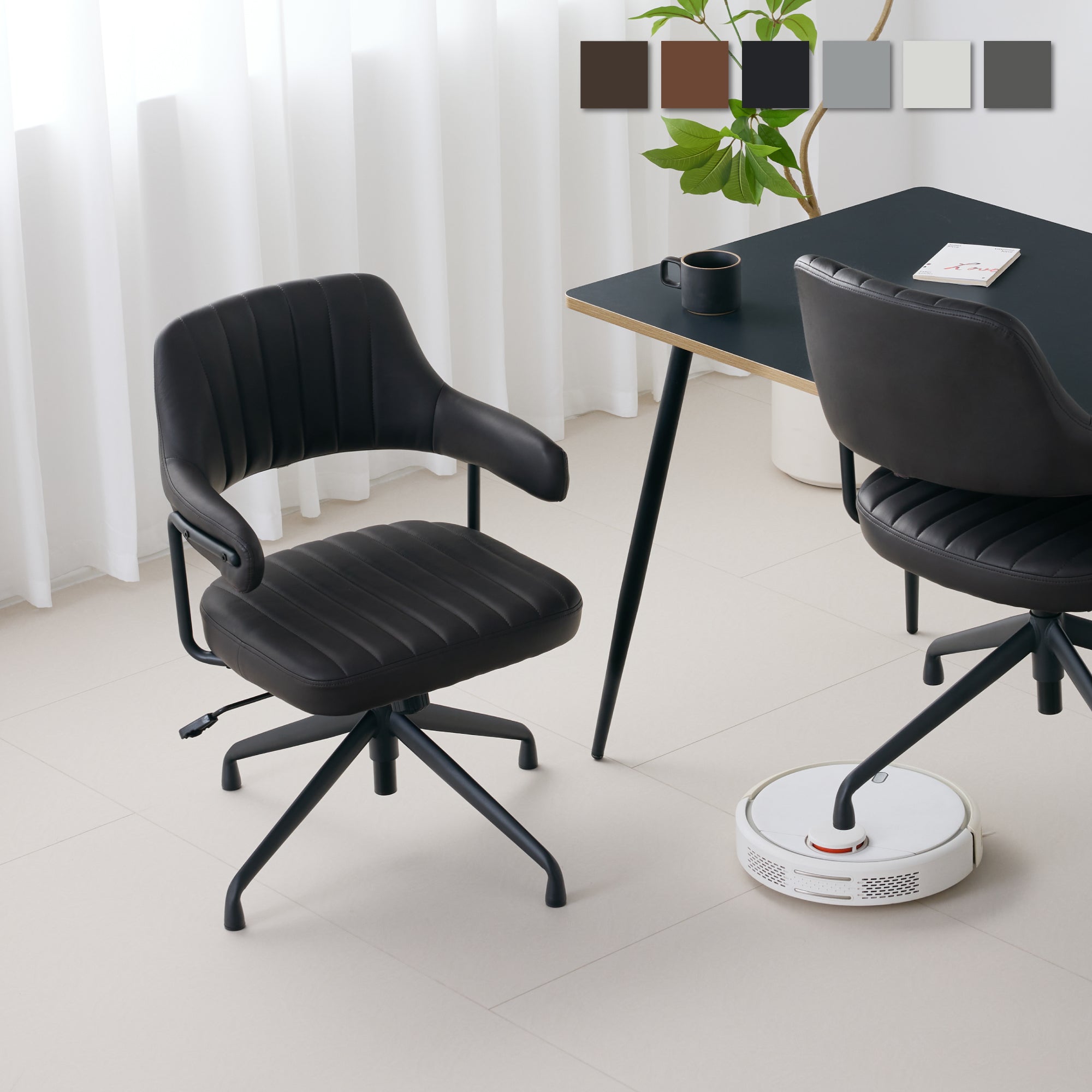 回転昇降式 ダイニングチェア Enfo（エンフォ）