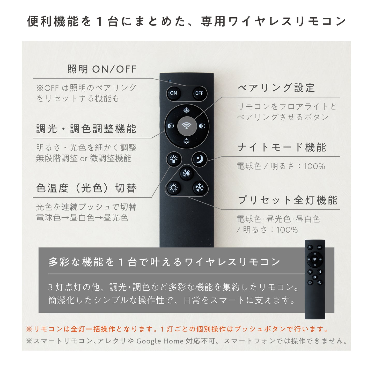 フロアライト Lute-2（ルテ-2）